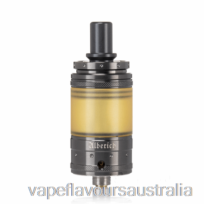 Vape Nicotine Australia Vapefly Alberich MTL 22mm RTA Gunmetal